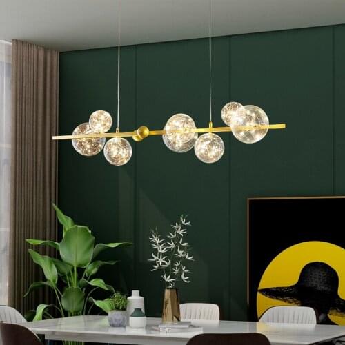 Led Pendant Lights For Dining room Kitchen Nordic Hanging Lamp Art Decoration Bar Glass Living room decor lampara techo