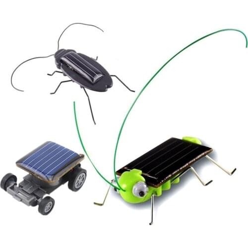New Solar grasshopper Educational Solar Powered Grasshopper Robot Toy required Gadget Gift solar toys No batteries for kids