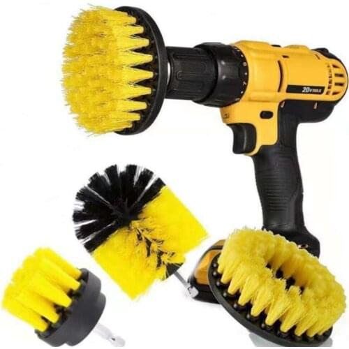 Power Scrubber Brush Set for Bathroom Drill Brushes Cordless Attachment Kit Power Toilet Brush Electric Cleaning Brush