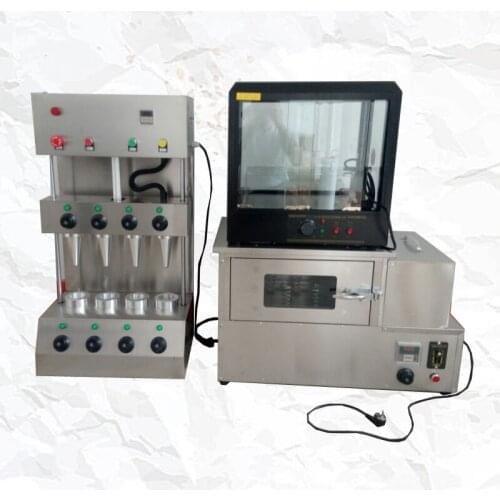 Hot Selling Pizza Cone Machine Equipment Commercial Industrial Electric Pizza Oven Machine And Display Case Price