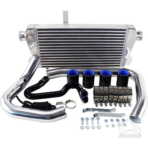 FRONT MOUNT INTERCOOLER kit aluminum pipe fits for 96-01 V*W P*ASSAT A*UDI A4 B5 1.8T