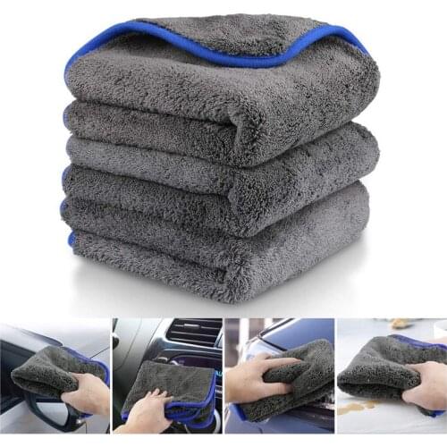 1200GSM 40x40 cm Microfiber Car Cleaning Cloths Cars Drying Towel Microfiber Cloth for Car Home Polishing Washing Detailing