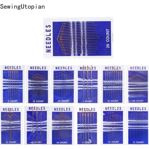 Gold Tail Needle Darning Stainless Steel Embroidery Sewing Clothes Needles Hand DIY Household Sewing Tools