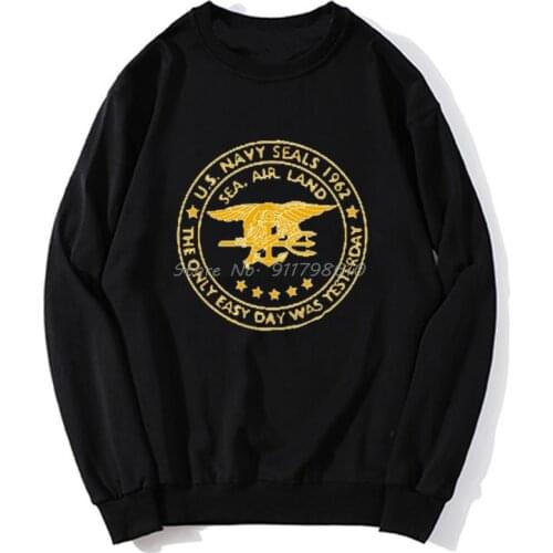 USA Navy SEALs Soldier Hoodie Men Spring Autumn Sweater Streetwear Harajuku