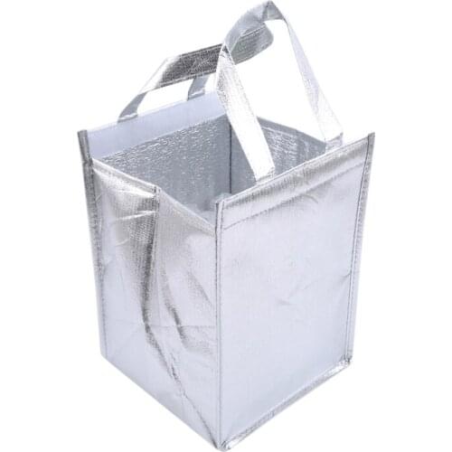 4" Waterproof Insulated Bag Cooler Bag Insulation Folding Picnic Portable Ice Pack Food Thermal Bag Food Delivery Bag Pizza Bag