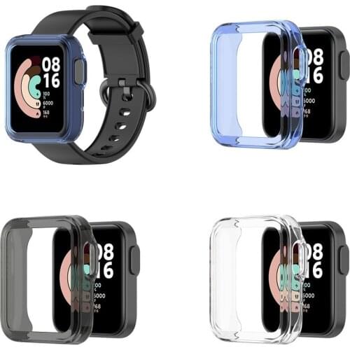 High Quality Protection Case For M-i Watch Lite, for Red-mi Watch Smart Watch Plating TPU Soft Cover Full Screen Protector Shell