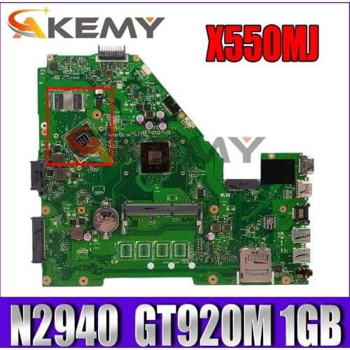 X550MJ N2940 Processor GT920M 1GB 90NB0830-R00040 Mainboard REV 2.0 For ASUS X550MD X550MJ X552M Y582M K550M laptop motherboard