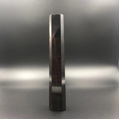 Japanese Octagonal Ebony Handle With Black Buffalo Horn Bolster DIY Kitchen Chef Knife Gyuto Yanagiba