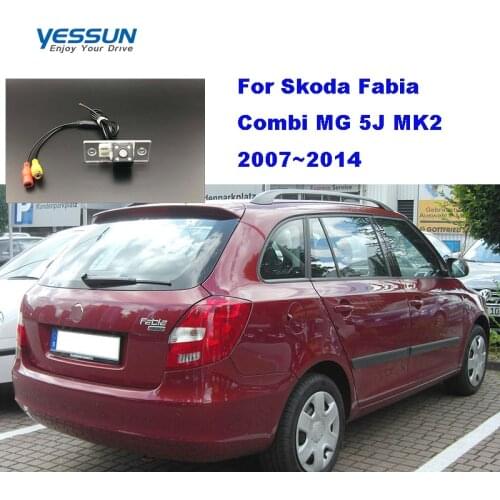 Yessun License palte camera For Skoda Fabia Combi MG 5J MK2 Rear View camera/night view CCD Parking Camera