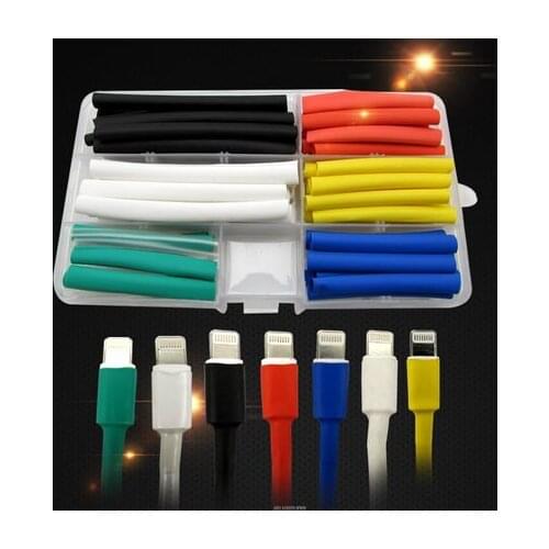60pcs Colorful USB Cable Protector Management Data Line Organizer Clip Protetor De Cabo Catoon Cable Protector For iPhone 5 5s 6