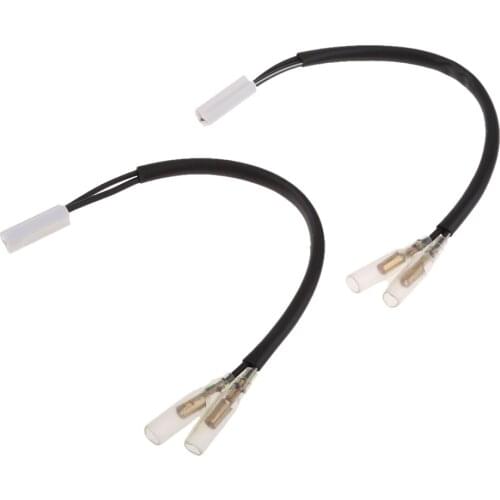 4x Turn Signal Wiring Adapter Plug For Yamaha R1 R6 FZ1 FZ6 FZ6R FZ8 FZN XJ6