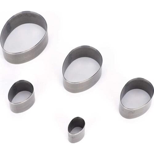 5Pcs/Set Leather Punch Craft Cutter Leather Cutting Dies Set Hollow Punch Cutter Hand‑Made Punching Mold DIY Leather Punch Tool