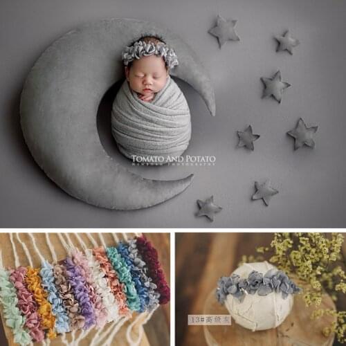 Baby Girl Accessories 13 Color Princess Flower Headwear Newborn Photography Props Studio Fotografie Photo Shoot Headdress