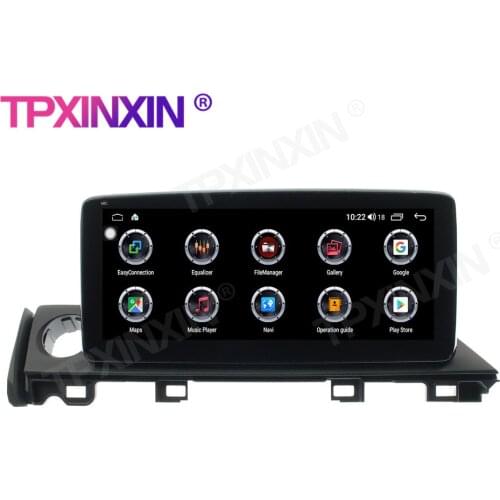 10.25 inch Android Car 8+128G For Mazda 6 2017-2020 Car Multimedia Player Radio Car GPS Navigtion Wireless Carplay P60