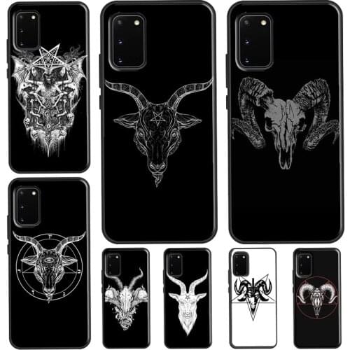 Goat Head Satan For Samsung Galaxy S21 Ultra S20 FE Note 20 Ultra Note 10 Plus S8 S9 S10 Plus Phone Case