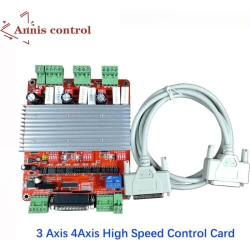 CNC 3 Axis 4 Axis TB6560 3.5A Stepper Motor Driver Controller mach3 usb circuit board inverter welding