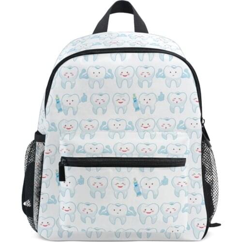 Childrens anti-lost backpack baby small school bag cute Pediatric Teeth girl backpack kindergarten student backpack school bag