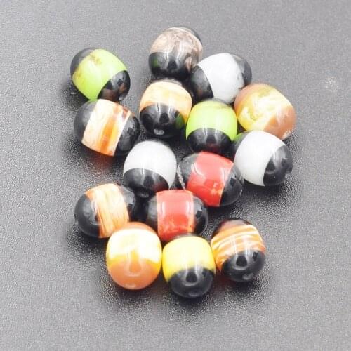 Resin diy beads tripe 10/12mm Dia,20PCs for Making necklace bracelet diy craft , for kid gift