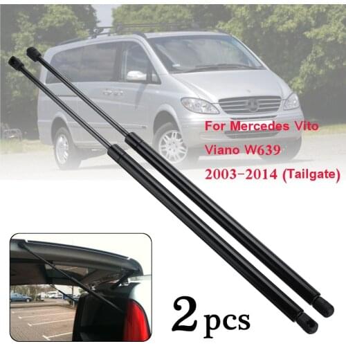 2pcs Rear Tailgate Boot Gas Struts Support Lifters For Mercedes Vito Viano W639 2003-2014 6399800164