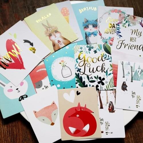 Lovely Animals 20pcs 3x4 journaling foil Pocket Cards for Scrapbooking DIY Projects/Photo Album/Card Making paper Crafts