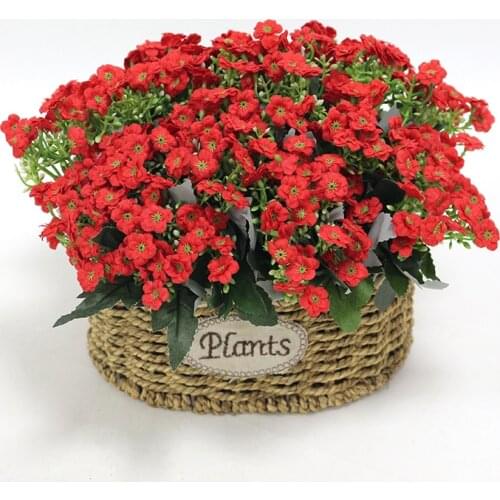 One Bouquet 6 branch rose heads cute silk daisy artificial decorative flower wedding flower bouquet home room table decoration