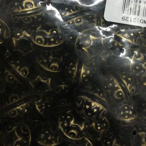Wholesale 12mm 50pcs Black Color With gold Line Acrylic Round Spacer Ball Beads For Jewelry DIY fishing