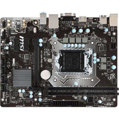 Original motherboard MSI H110M PRO-VH LGA1151 i3 i5 i7 DDR4 G SATA3 Micro-ATX