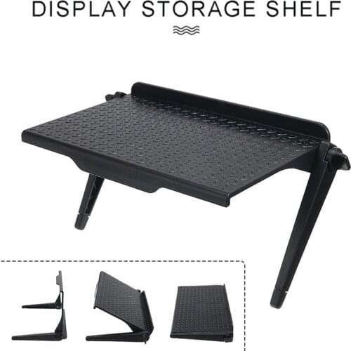 Adjustable TV Screen Top Storage Shelf Portable Computer Monitor Desktop Stand Multi-functional Set Top Box Rack Holder