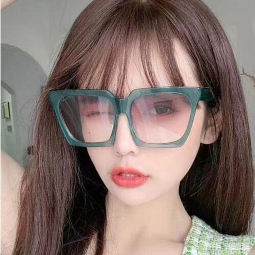 New big frame jelly sunglasses women trend personality casual wild street photography sunglasses vintage fashionable glasses