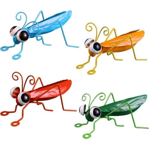 Creative Simulation Grasshopper Shaped Art Ornament Creative Geometric Desktop Crafts Home Desk Craft Work Bedroom Decor