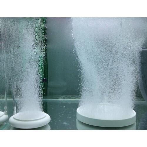 70/130/156/207mm Air Plate Nano White Corundum Bubble Stone Air Aerator For Fish Tank Aquarium Oxygen Accessories Air Pump