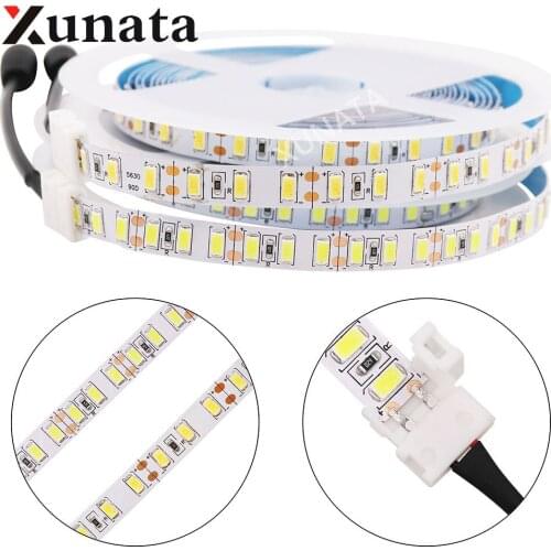 0.5m/1m/2m/5m/10m DC12V Warm/Cool White Super Brighter 5730 Led Strip Light Brighter Than 5050 5630 Led Light With DC Connector