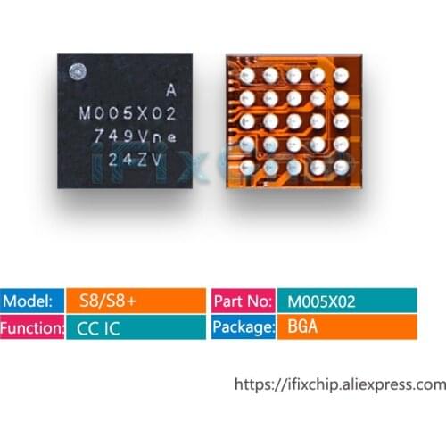 10pcs/lot M005X02 For S8/S8+/c9000 Small CC power IC Chip