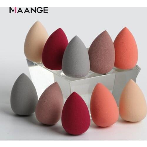 10Pcs Makeup Sponge Dry&Wet Use Cosmetic Puff Sponge Box Foundation Colorful Cosmestic Sponge Puff Powder Make Up Tools