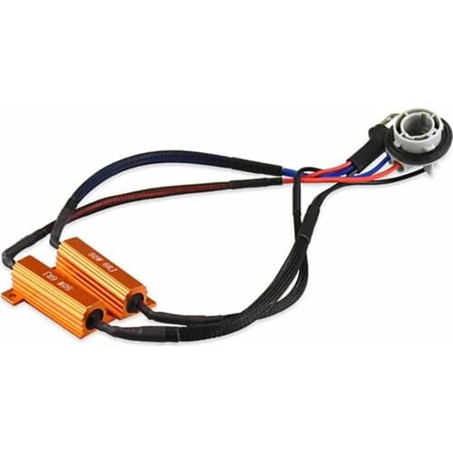 2x 1156 1157 BAU15S Decoders PY21W 3157 3156 T25 P27W LED Lamp Canbus Resistors 7443 7440 T20 W21W LED Bulb LED Light Decoder