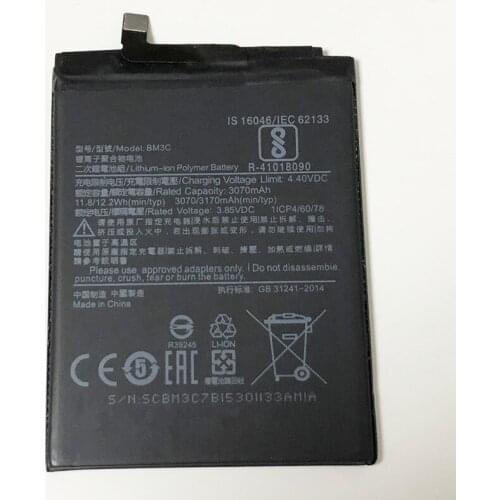 3.85V 3170mAh BM3C For Xiaomi Mi 7 Mi7 Battery
