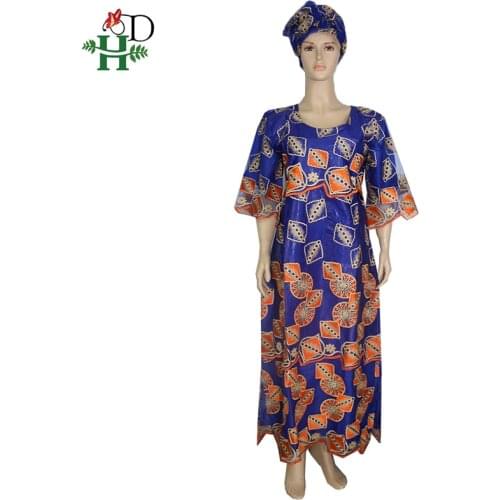 H&D african lace dresses for women traditional african maxi dresses large size lady dress vestido de festa longo para casamento