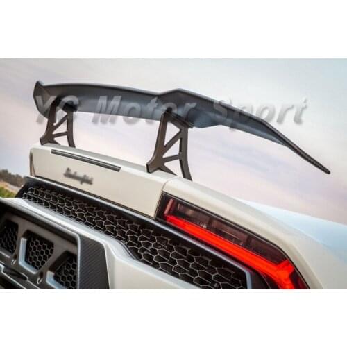 Car Accessories Dry Carbon Fiber VRS NE Style Rear Spoiler Fit For 2014-2019 Huracan LP610-4 LP580-2 Coupe Spyder Trunk GT Wing