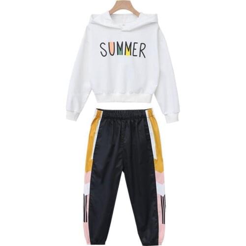 GirlS Suit Spring Autumn Clothing New Style Western Style Autumn Clothing Casual GIRLS Printed Set Two Pieces 4-12 Ages