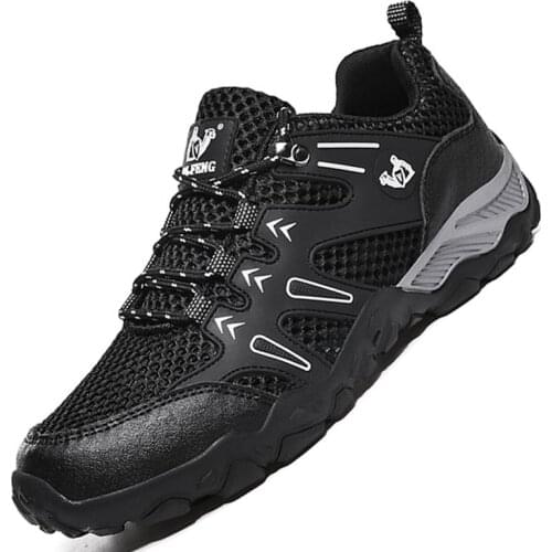 Fashion Mesh Men Shoes Lightweight Sneakers Mens Casual Walking Shoes Breathable Lace-up Mens Gym Trainers Zapatillas Hombre
