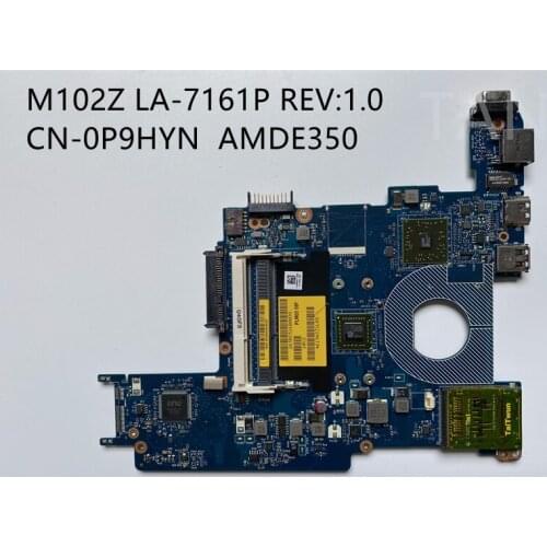 For DELLM102Z Laptop motherboard LA-7161P 0P9HYN with AMDE350 CPU Fully tested and works perfectly