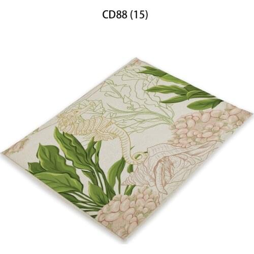 Cartoon Animal Big Whale Placemats Placemats for Table Seaweed Set De Table Table Mat Squid Servilletas De Tela Accessory Mat