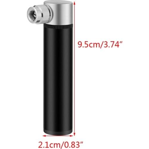 Bicycle Pump Portable Mini Inflatable Tube Bicycle Mountain Bike Pump Basketball Inflatable Tube - Bicycle Pump 120 Psi D5QD