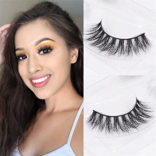 Mink Lashes 3D Mink Eyelashes Cruelty free Lash Handmade Reusable Natural Long Thick Volume False Eye Lashes Makeup