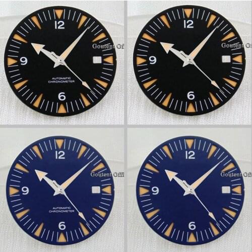 New Goutent 31mm Sterile Watch Dial With Hand For NH35/NH35A ETA2824/2836 Miyota 8205/8215/821A DG2813/3804 Movement