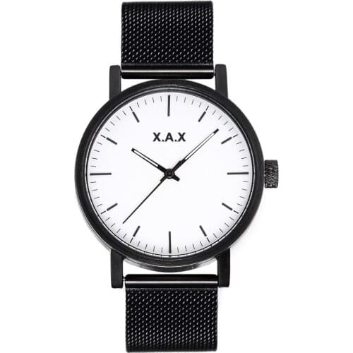 Dropshipping Simplist Wrist Watches Stainless Steel Backcase Japanese Quartz Movement