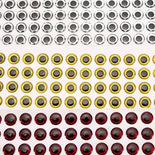 Fishing Lure Eyes High Transparent Bionic Fisheye Crystal Drop Plastic Simulation Fisheye Sticker Tools