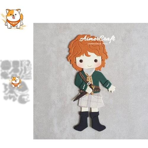 TV series Characters Metal Cutting Dies Mold Scrapbooking Stencil DIY Embossing Craft Die Cuts Card Making New Dies For 2021