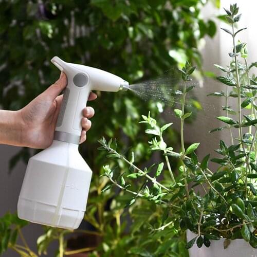 Behogar 1000ml USB Rechargeable Sprayer Multi-Purpose Empty Automatic Electric Plant Mister Spray Bottle for Gardening Home