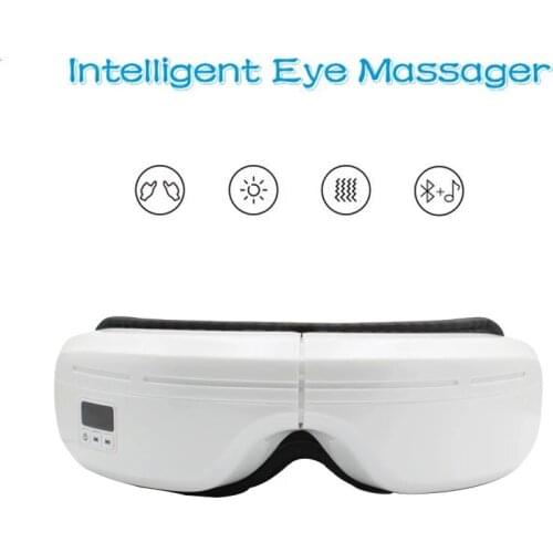 Vibration Eye Massager Fatigue Relieve Heating Massage Fatigue Hot CompressTherapy Massager Electric Bluetooth Eye Care Device